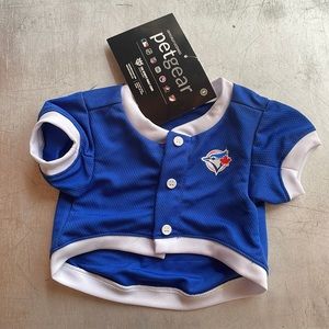 😊2 lots/$30- BNWT MLB Blue Jays puppy baseball jersey size S